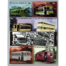 ARGENTINA 1997 GJ 2828/33 SERIE COMPLETA DE ESTAMPILLAS NUEVAS MINT U$ 9